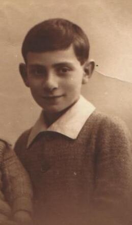Leendert Vischschraper als kind