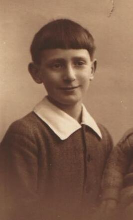 Samuel Vischschraper als kind