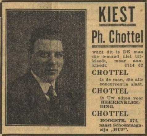 Voorwaarts Sociaal-democratisch Dagblad 19 juni 1931 dageditie, pag. 16. Israël (Philip) Chottel