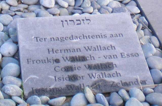 Wallach memorial stone