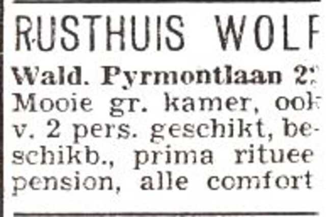 Advertentie te huur aangeboden van Willy Wolf
