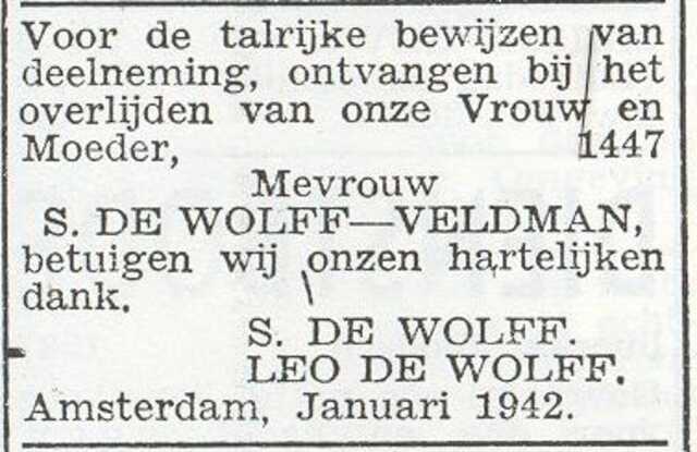 Sara de Wolff-Veldman