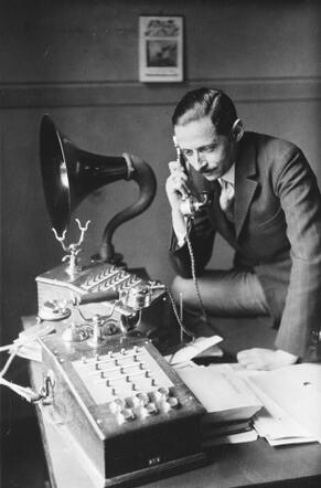 Kurt Arthur Zielenziger aan het werk, Berlijn 1931
