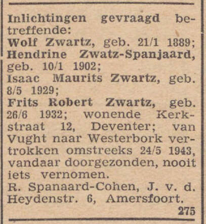 Zwartz NIW 10-8-1945