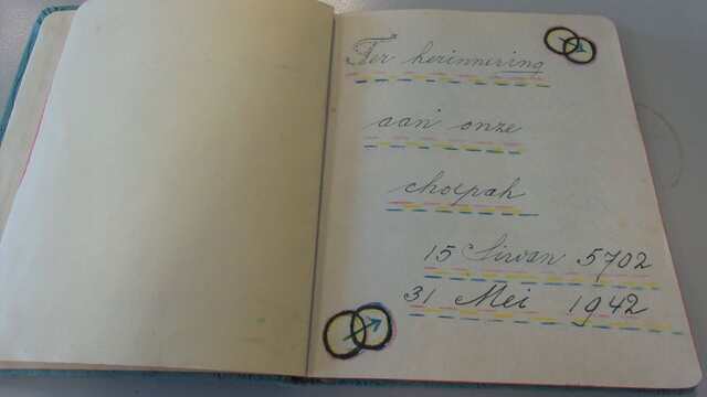 Pagina uit gastenboek