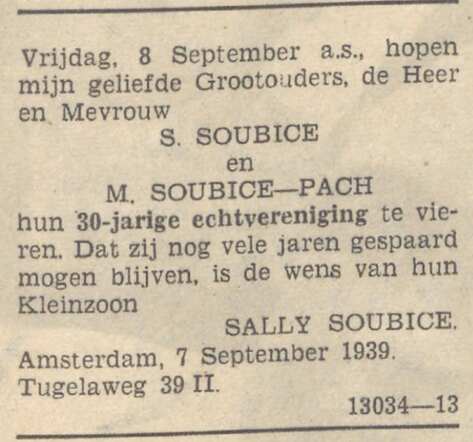 30-jarige echtvereniging