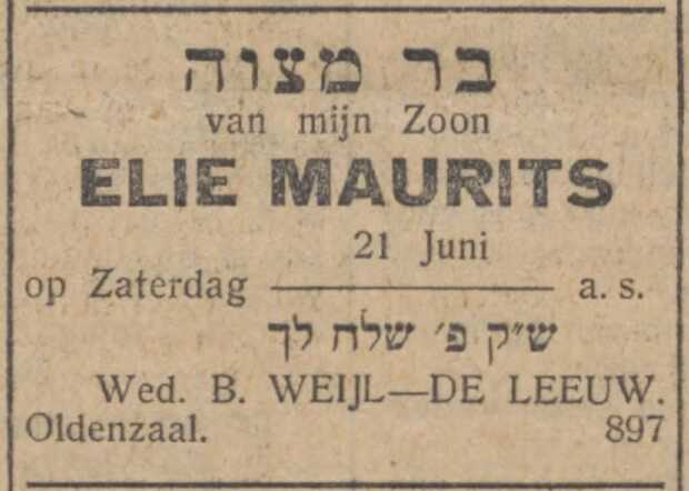 NIW 13 juni 1930