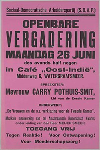 De SDAP in de Watergraafsmeer.