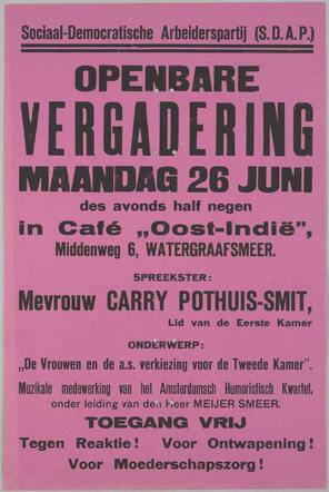 De SDAP in de Watergraafsmeer.