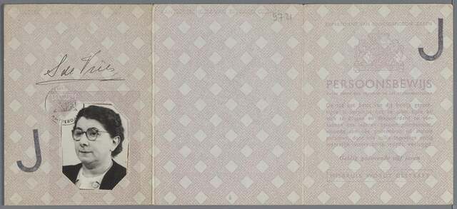 Persoonsbewijs van Selina Polak-de Vries