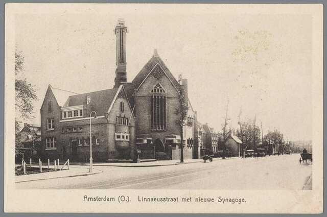 Synagoge Linnaeusstraat.