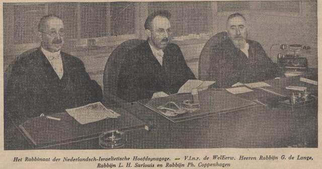 Het Rabbinaat 19 november 1935.