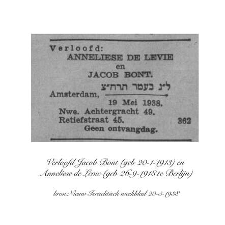 Verloving in 1938