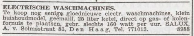Advertentie van Salux
