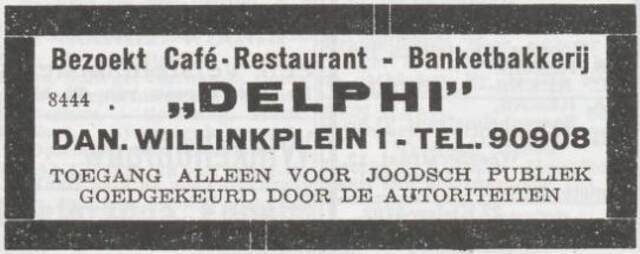 Advertentie van Mozes Zilversmit