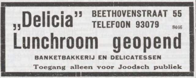 Advertentie van Leopold Pollack
