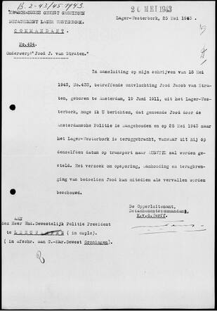 Aanhouding Jacob van Straten