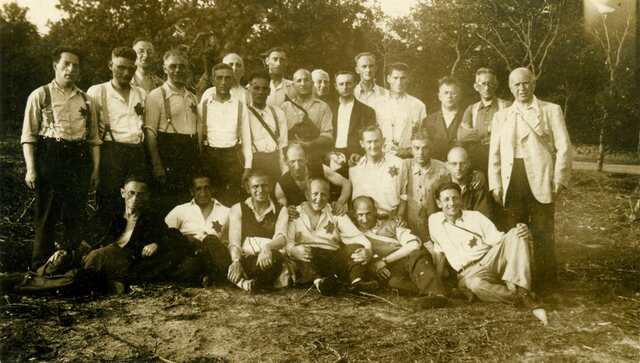 Abraham Blitz in werkkamp Diever, 1942