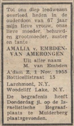 Amalia van Embden - van Amerongen