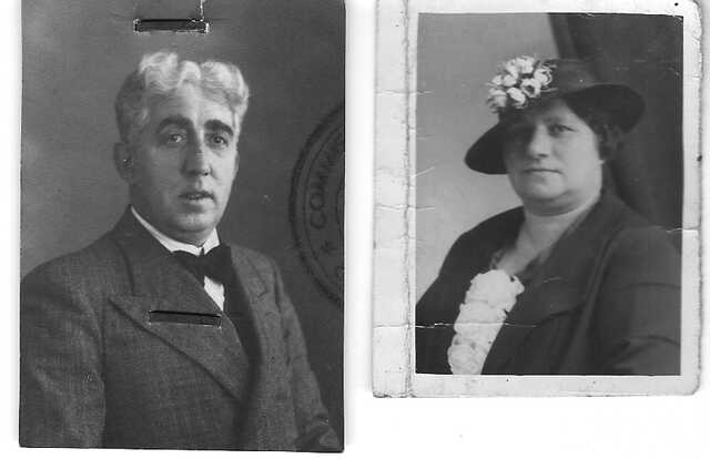 Rechts Betje IJdis-Brandon, Links Joseph Brandon