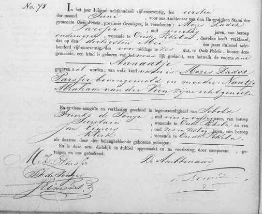 AnnaatjeParsser1875_gebAkte