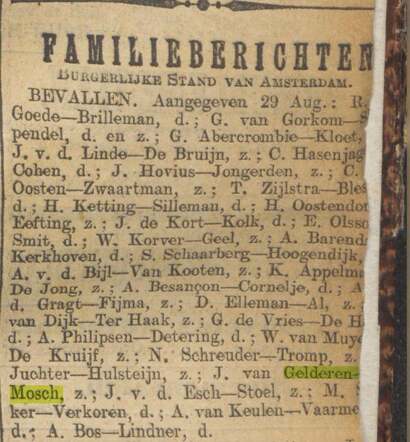 Bevallen van een zoon