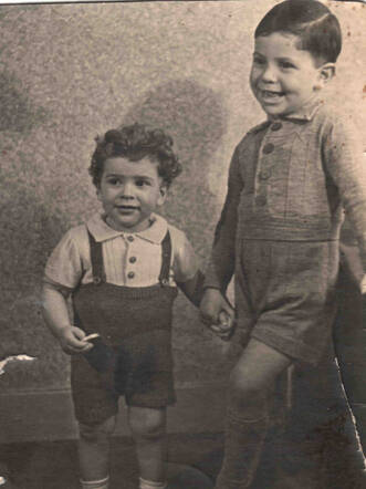 Joël Mozes (Joli) and Siegfried Salomon Bloemendaal