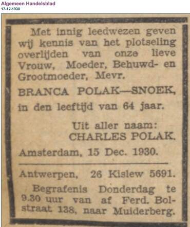 Branca Polak-Snoek