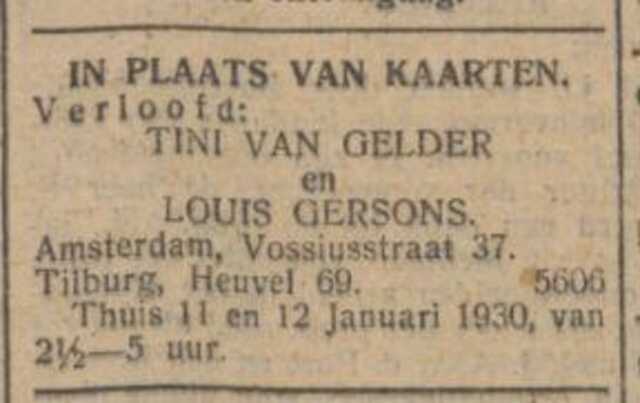 Bron: Nieuw Israelitisch weekblad 1-3-1930