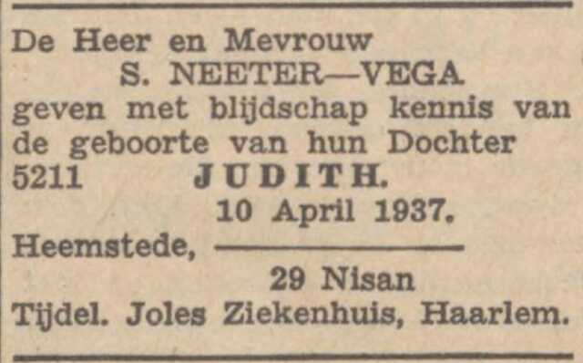 Bron: NIW 16-4-1937