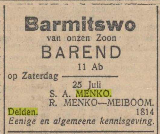 Bron: NIW 17-7-1931