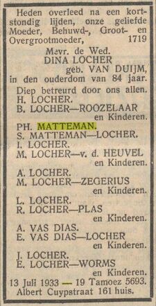 Bron: NIW 21-7-1933