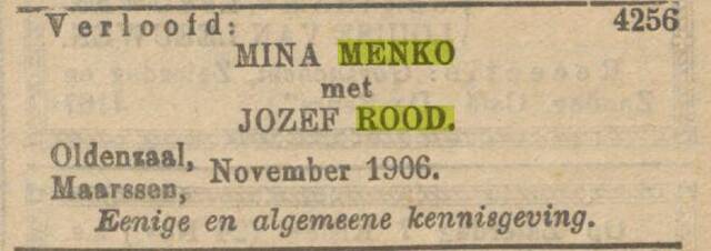 Bron: NIW 23-11-1906