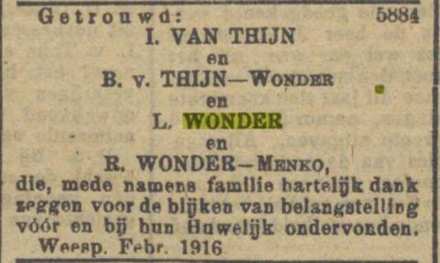 Bron: NIW 25-2-1916