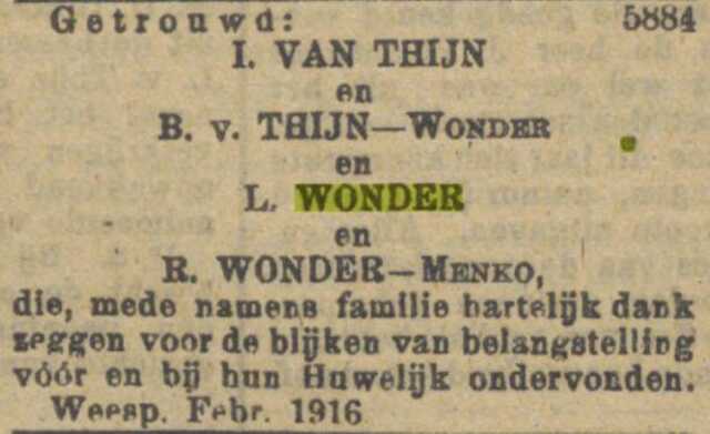 Bron: NIW 25-2-1916
