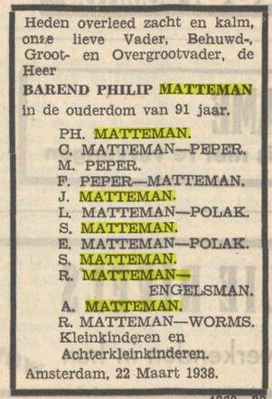 Bron: Utrechts Volksblad 24-3-1938