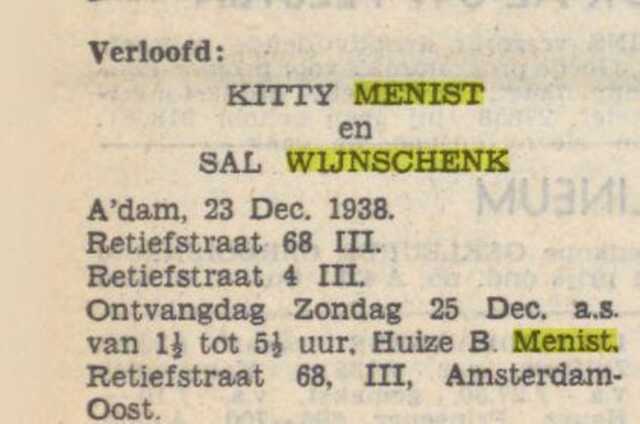 Bron: Zaans volksblad 24-12-1938