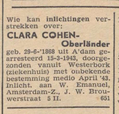 Nieuw Israelietisch Weekblad 14 september 1945