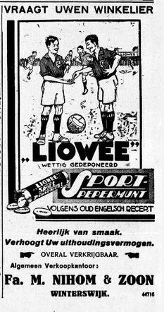 De Graafschap-bode,  nieuws- en advertentieblad, 29 juni 1926, pag. 4. Advertentie fa. M. Nihom &amp; Zoon te Winterswijk3.