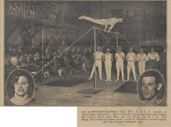 De Sumatra Post,  6 maart 1929, pag. 13. Kampioenschappen K.N.G.V. te Amsterdam.