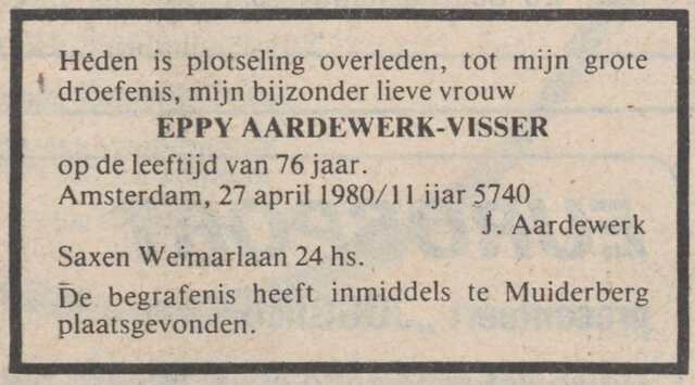 Esther Aardewerk-Visser