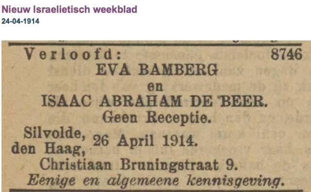 Eva de Beer-Bamberg