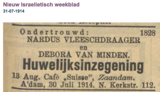 Familiebericht Debora Vleeschdrager - van Minden