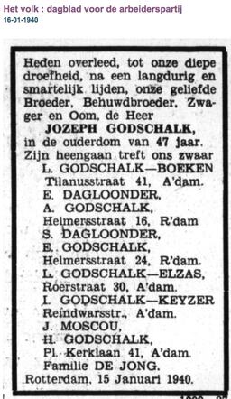 Familiebericht Jozeph Godschalk