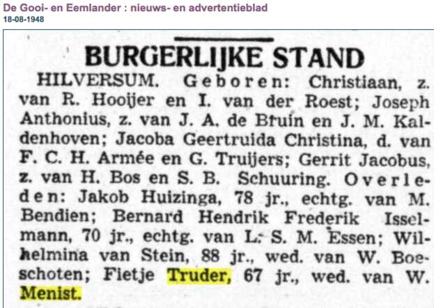 Fietje Menist-Truder