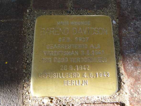 Stolperstein Barend Davidson