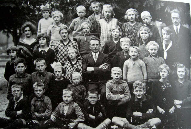 School photo with Emma and Julius Frank