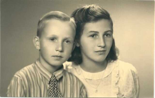 Wolfgang en Evelyne van Kleeff +/- 1942/1943
