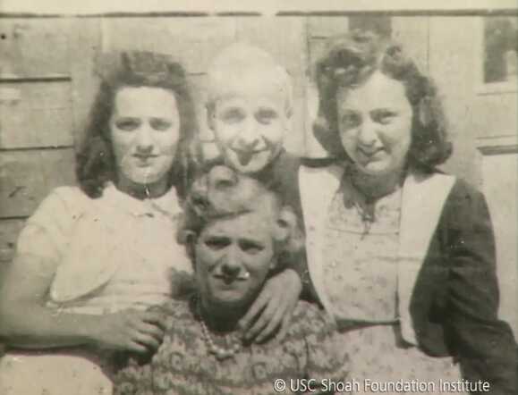 Het gezin Kesner-Poppelsdorf in de onderduik, september 1942