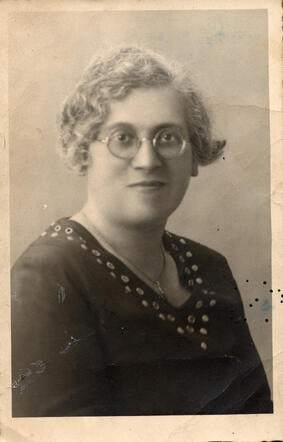Theodora Hekscher-Bachrach. Bron: Prof. dr. G. Sanders.